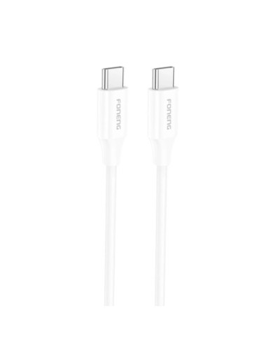 CÂBLE USB-C VERS C - FONENG X63 - PD 60W 1M BLANC