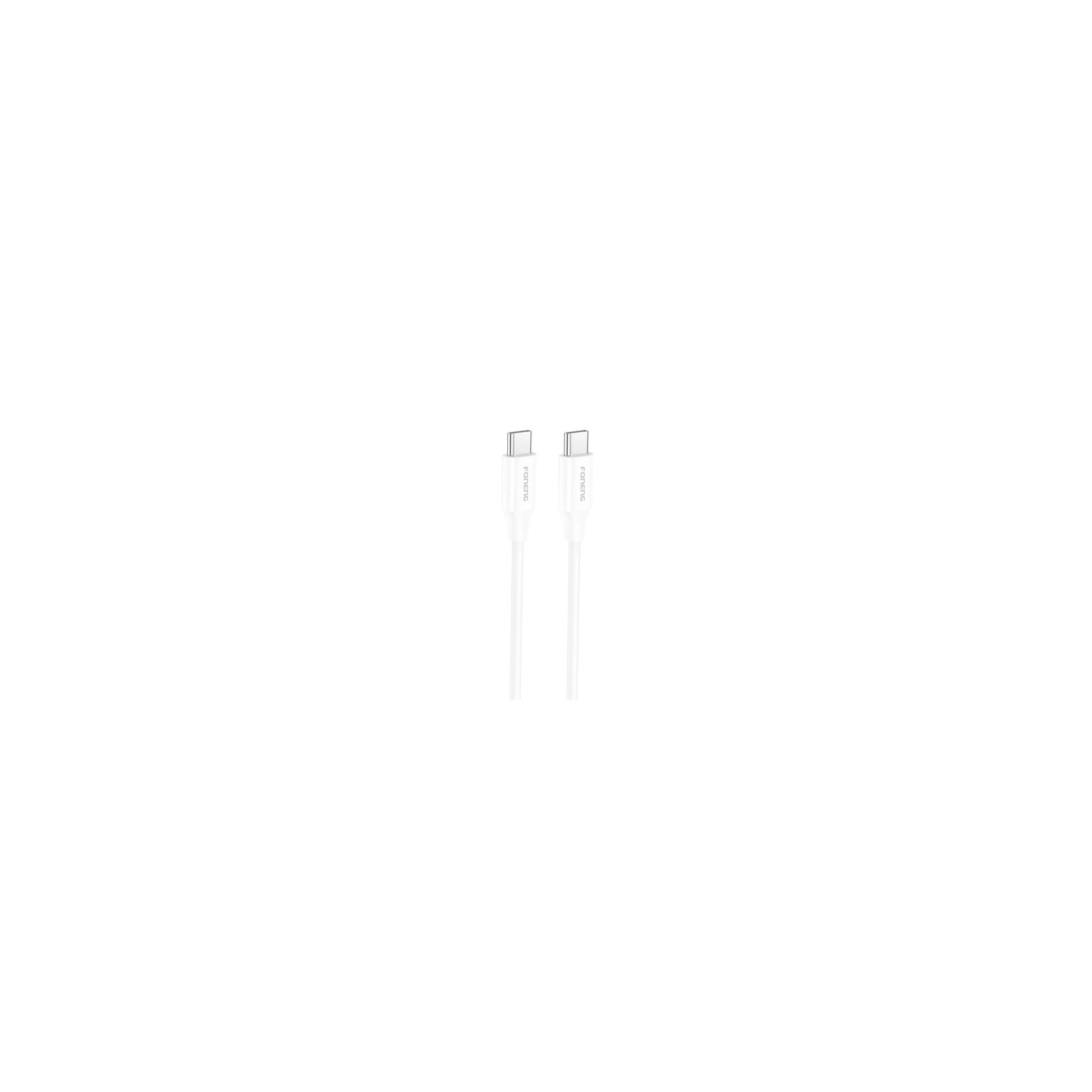 CÂBLE USB-C VERS C - FONENG X63 - PD 60W 1M BLANC