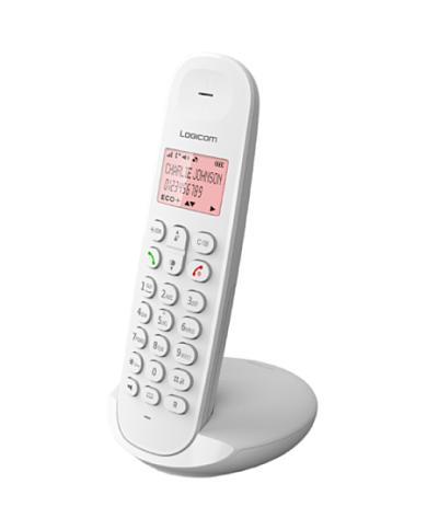 TÉLÉPHONE FIXE SANS FIL LOGICOM DECT ILOA 150 SOLO - SANS RÉPONDEUR - BLANC