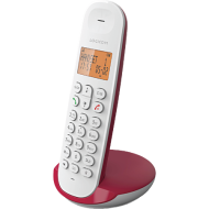 TÉLÉPHONE FIXE SANS FIL LOGICOM DECT ILOA 150 SOLO - SANS RÉPONDEUR - FRAMBOISE