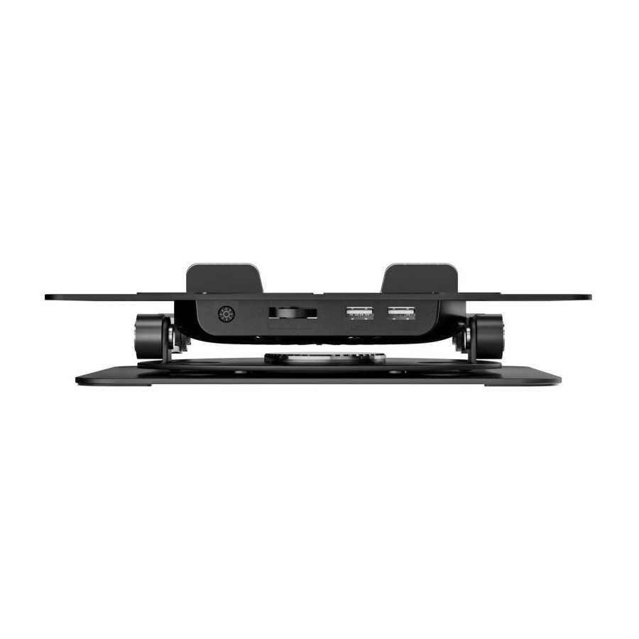 SUPPORT DE REFROIDISSEMENT TABLETTE ET ORDINATEUR PORTABLE WOZINSKY WDCX-X16-AS COOLBASE RGB 360 DEGRES ARGENT