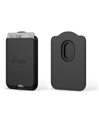 PORTE-CARTES MAGNÉTIQUE UNIVERSEL TECH-PROTECT CH02 MAGWALLET MAGSAFE - NOIR