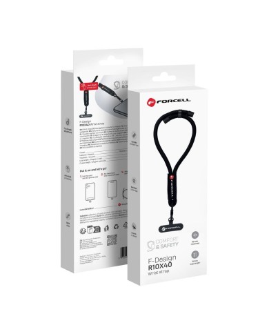 FORCELL F-DESIGN R10X4 - DRAGONNE / LANYARD DE POIGNET UNIVERSELLE POUR SMARTPHONE AVEC CORDON RÉGLABLE