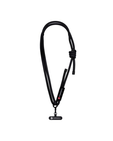 FORCELL F-DESIGN S10X165 - CORDON TOUR DE COU / BANDOULIÈRE (CROSSBODY) UNIVERSEL POUR SMARTPHONE - NOIR