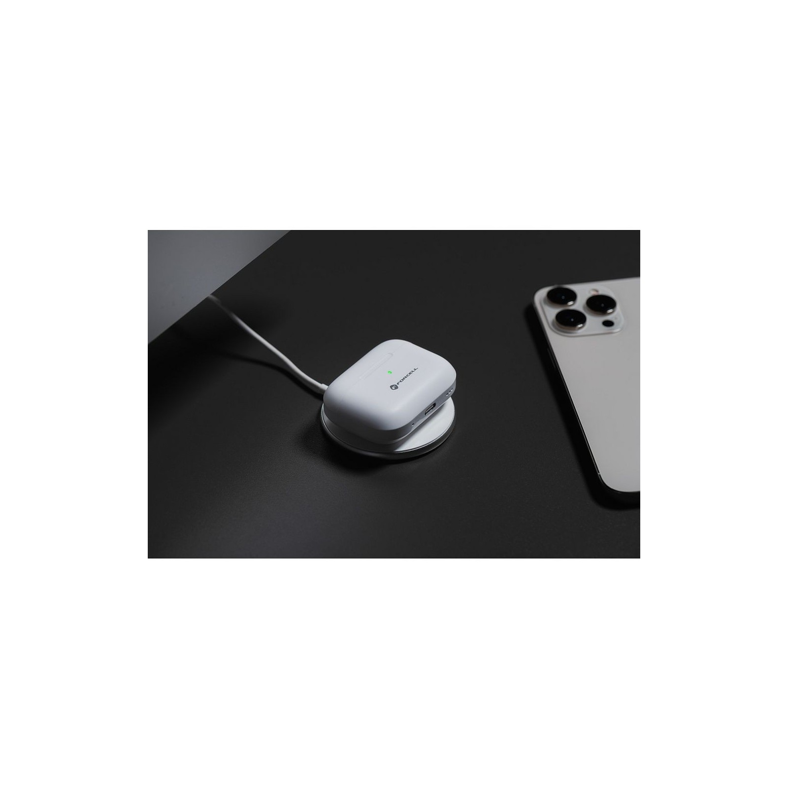 ÉCOUTEURS SANS FIL FORCELL F-AUDIO MASTER PRO BT TWS ANC - BLANC