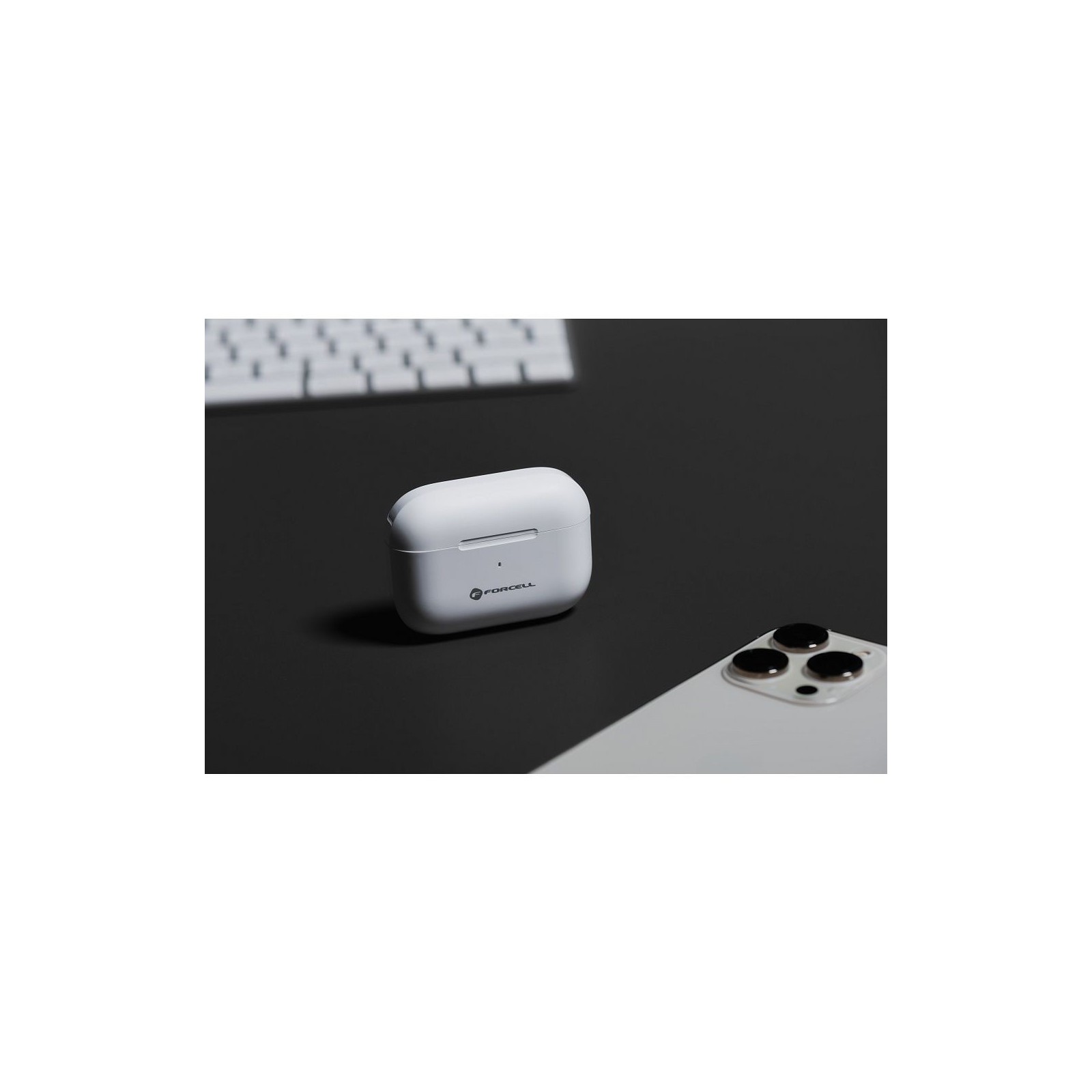 ÉCOUTEURS SANS FIL FORCELL F-AUDIO MASTER PRO BT TWS ANC - BLANC