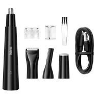 HOCO HP37 - KIT TONDEUSE MULTIFONCTION 3-EN-1 RECHARGEABLE (NEZ, SOURCILS, BARBE) NOIRE