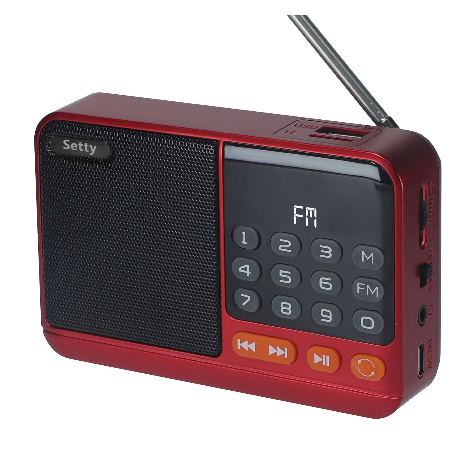 MINI RADIO FM & ENCEINTE BLUETOOTH PORTABLE SETTY SFM-01M