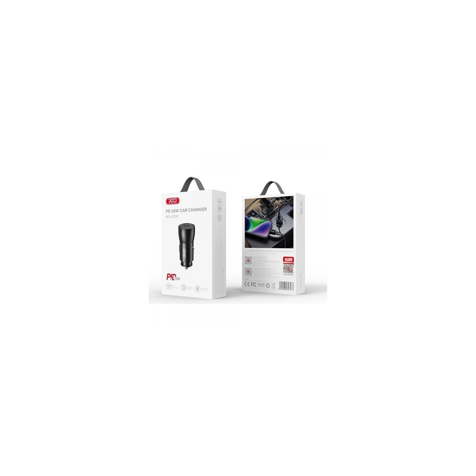 CHARGEUR ALLUME-CIGARE VOITURE USB-C - XO-CC57 - PD 30W NOIR