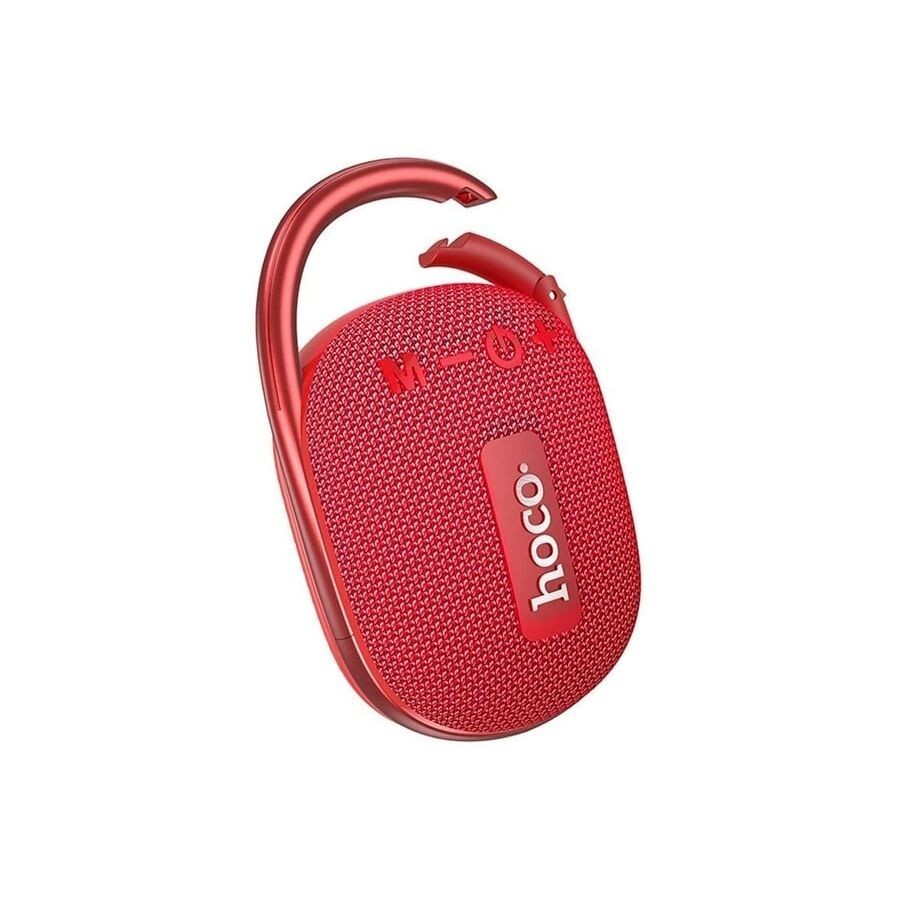 ENCEINTE SANS FIL PORTABLE HOCO HC17 EASY JOY SPORTS — MINI FORMAT NOMADE AVEC CLIP — ROUGE