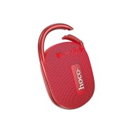 ENCEINTE SANS FIL PORTABLE HOCO HC17 EASY JOY SPORTS — MINI FORMAT NOMADE AVEC CLIP — ROUGE