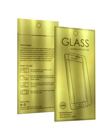 PROTECTION D'ÉCRAN VERRE TREMPÉ POUR IPHONE 16 PRO MAX / 17 PRO MAX (GOLD) - 9H ANTI-SCRATCH / 99% ANTI-GLARE / 98% ANTI UVA-UVB