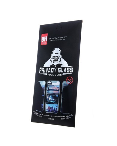 PROTECTION D'ÉCRAN VERRE TREMPÉ PRIVACY (ANTI-ESPION) POUR IPHONE 16 PRO MAX - 9H