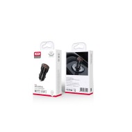 CHARGEUR ALLUME-CIGARE VOITURE - XO-CC48 - 12W NOIR (2xUSB-A)