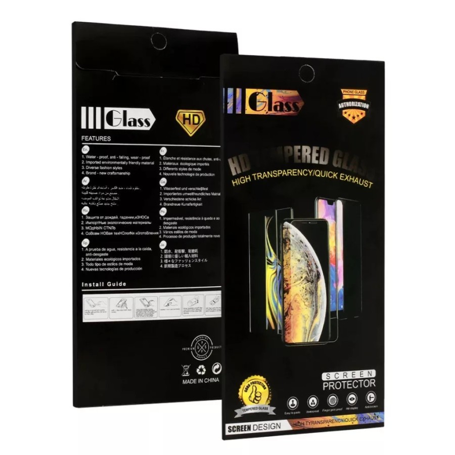PROTECTION D'ÉCRAN VERRE TREMPÉ POUR IPHONE 16 PLUS - 9H