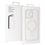 COQUE MAGSAFE EN SILICONE POUR IPHONE 17 - BLANC / TRANSPARENT