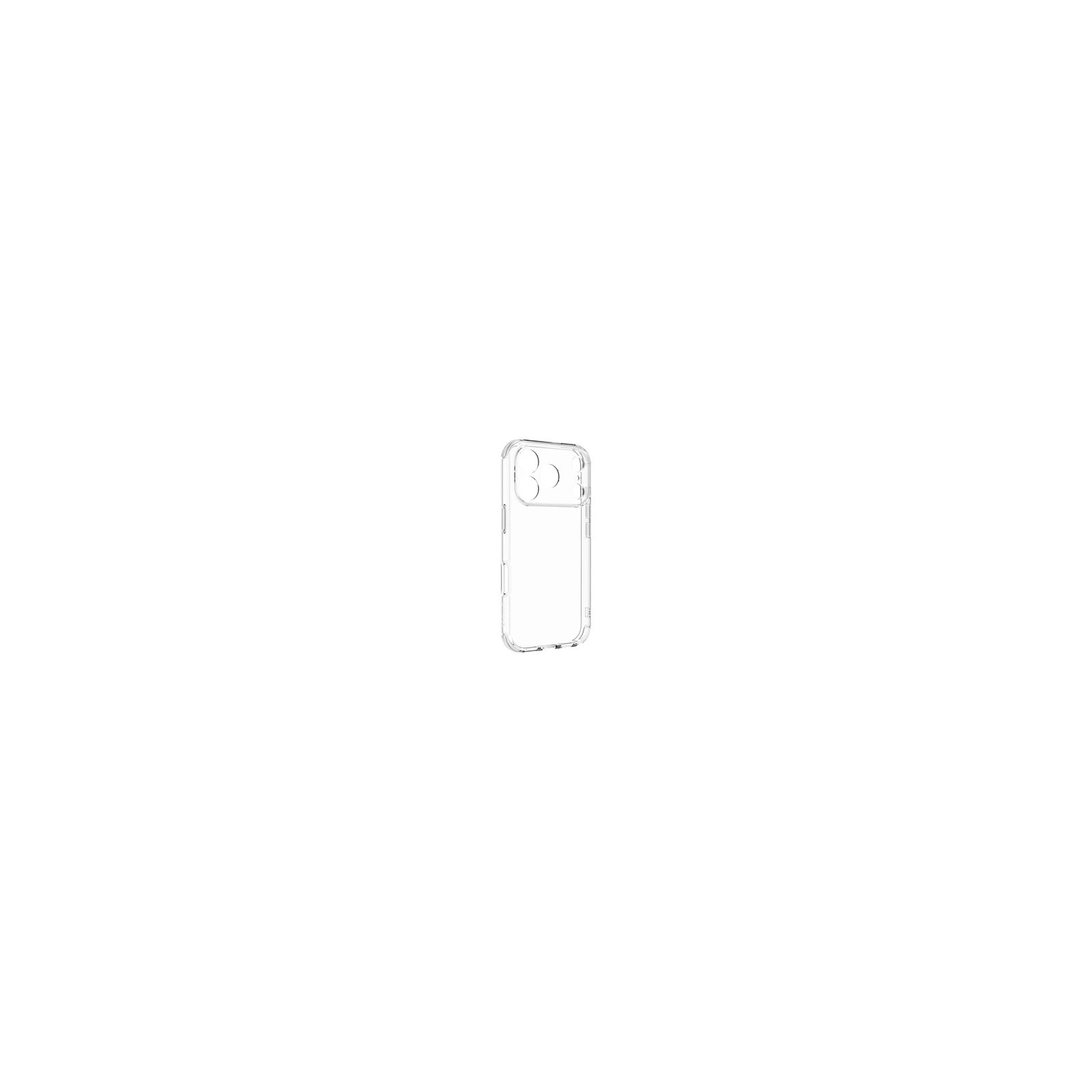 COQUE EN SILICONE 2.0 MM POUR IPHONE 17 PRO - TRANSPARENT
