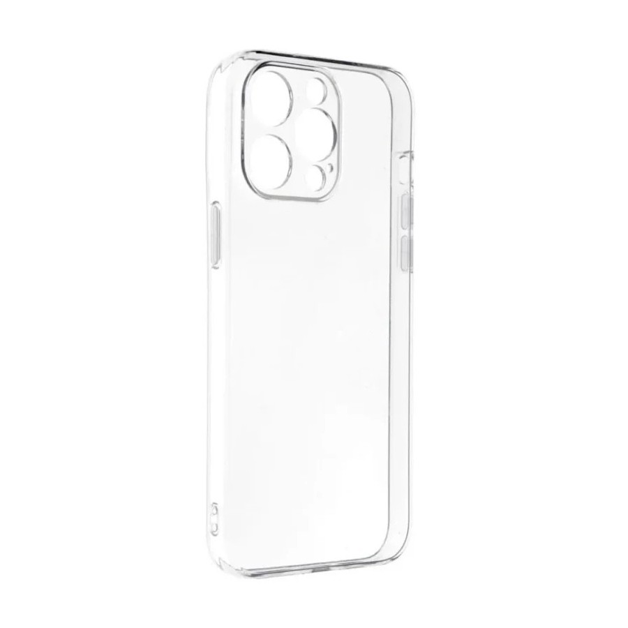 COQUE EN SILICONE 2.0 MM POUR IPHONE 15 PRO - TRANSPARENT