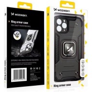 COQUE ROBUSTE AVEC ANNEAU POUR IPHONE 13 PRO - NOIR