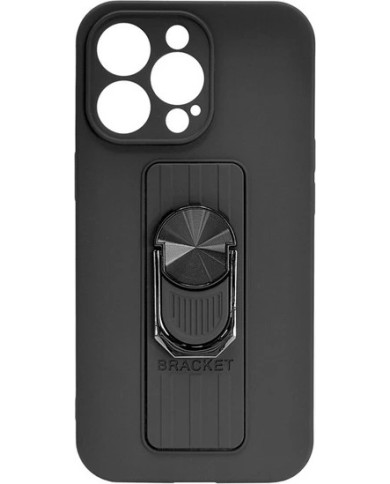 COQUE AVEC ANNEAU POUR IPHONE 13 PRO - NOIR