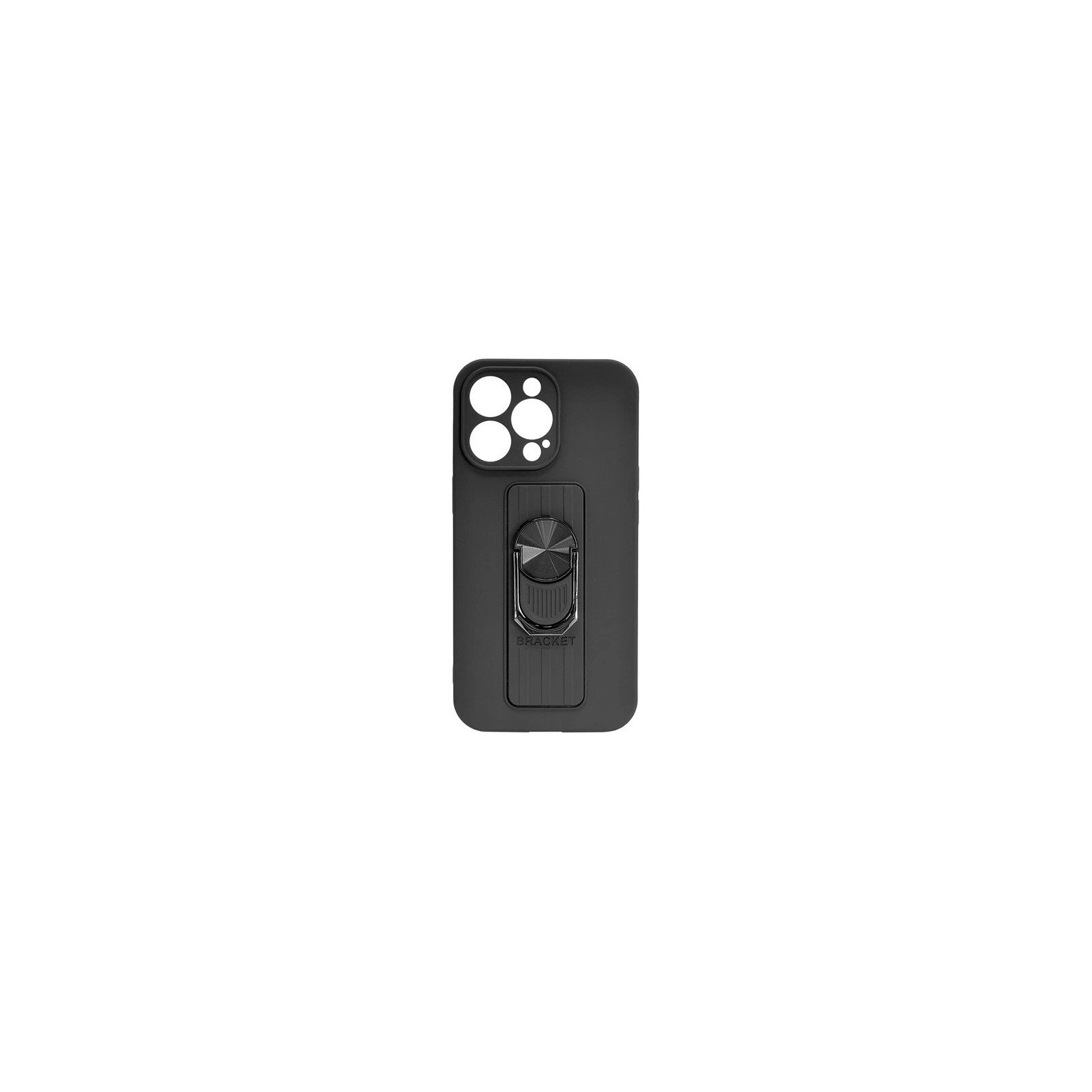 COQUE AVEC ANNEAU POUR IPHONE 13 PRO - NOIR