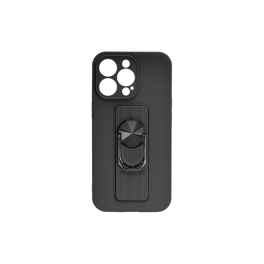 COQUE AVEC ANNEAU POUR IPHONE 13 PRO - NOIR