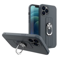 COQUE AVEC ANNEAU POUR IPHONE 13 - DARK BLUE