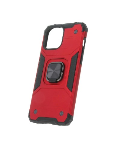COQUE ROBUSTE AVEC ANNEAU POUR IPHONE 15 ULTRA - ROUGE