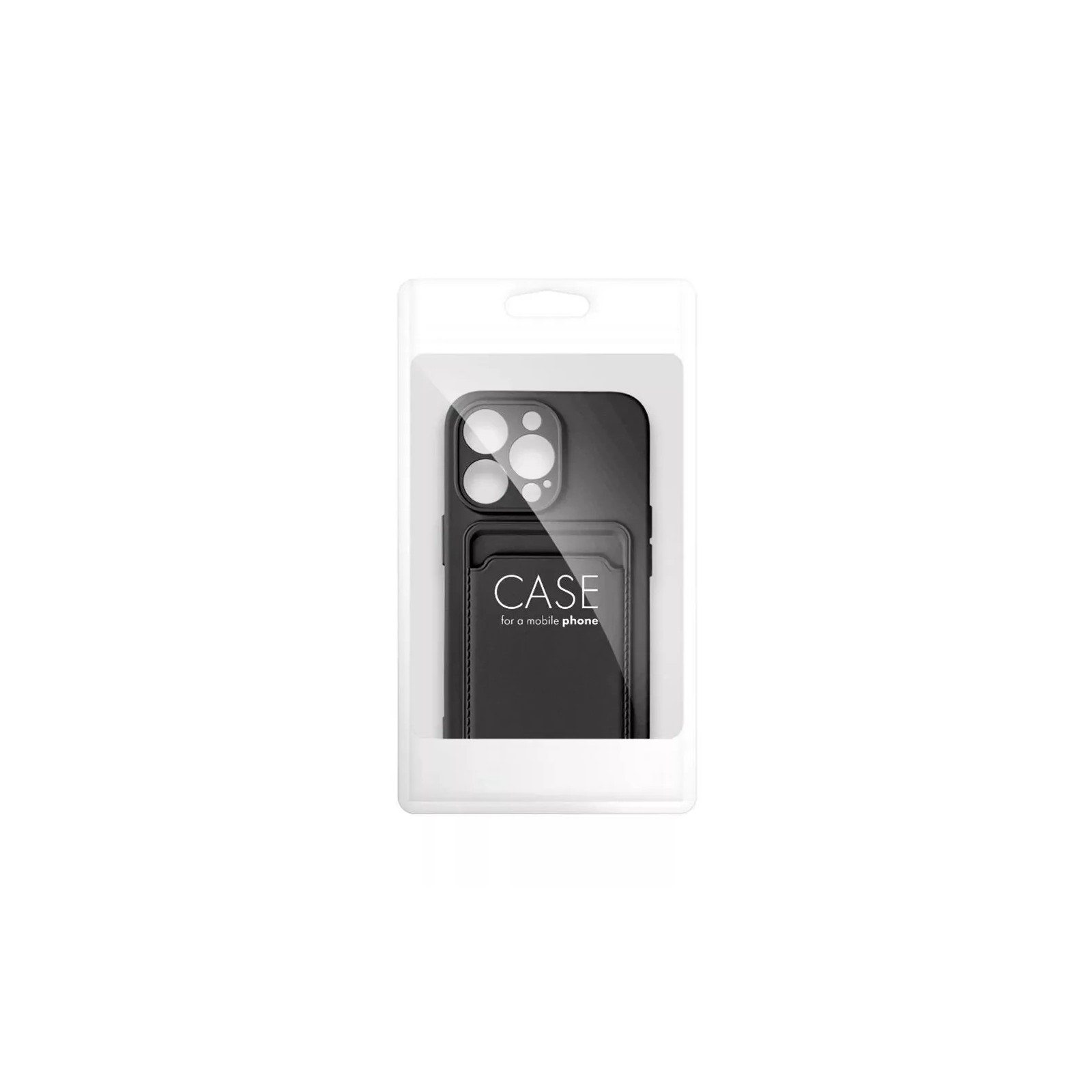 COQUE AVEC PORTE-CARTES POUR IPHONE 14 - NOIR