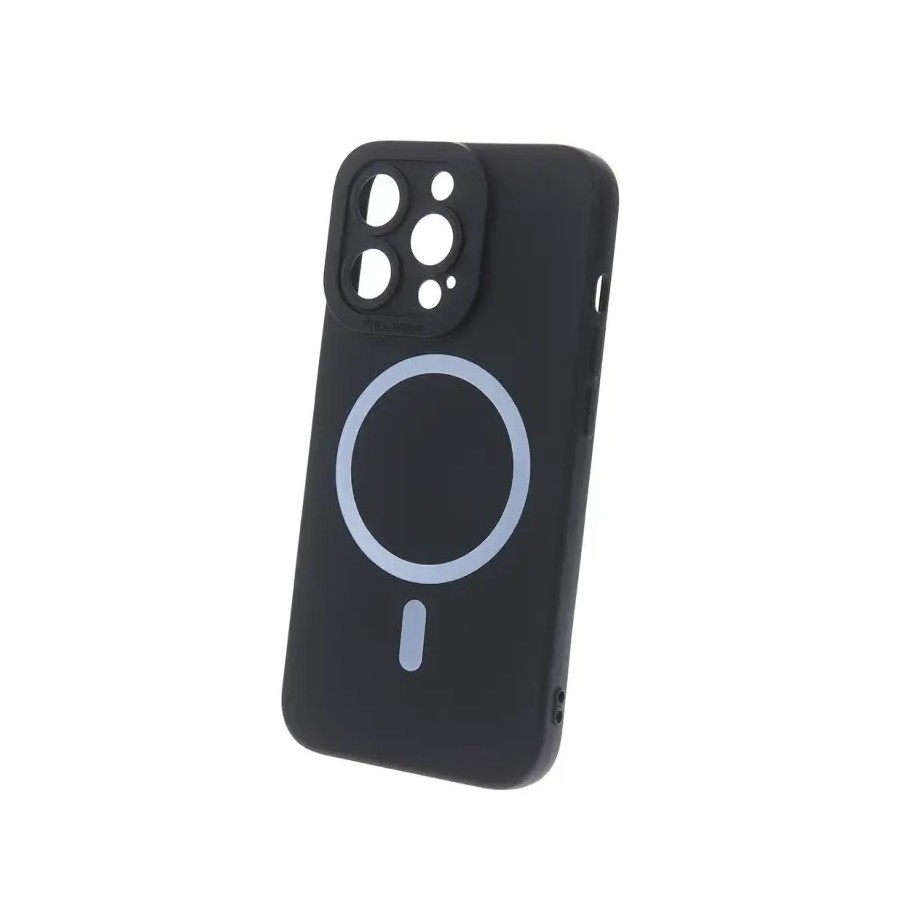COQUE EN SILICONE MAGSAFE POUR IPHONE 14 PRO - NOIR