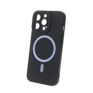 COQUE EN SILICONE MAGSAFE POUR IPHONE 14 PRO - NOIR