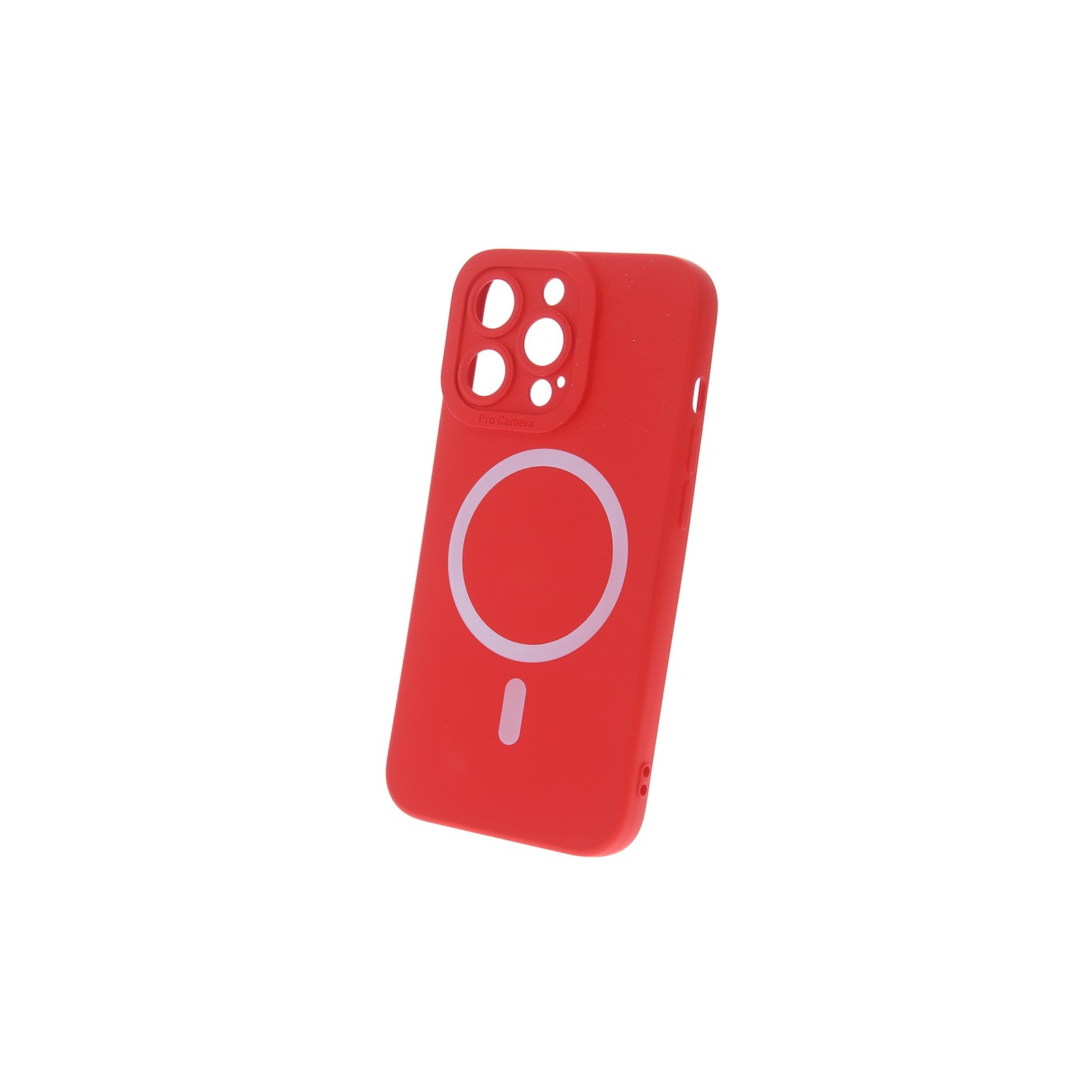 COQUE EN SILICONE MAGSAFE POUR IPHONE 14 PLUS - ROUGE
