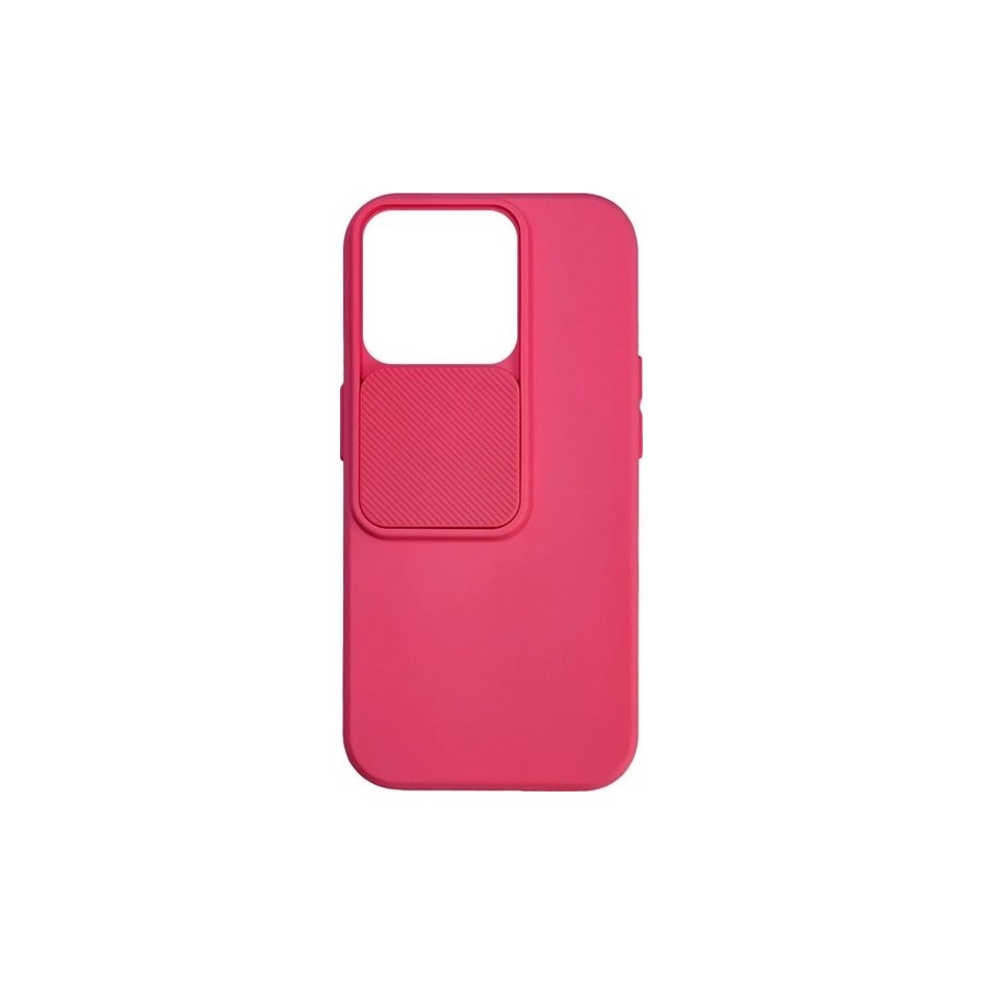 COQUE EN SILICONE AVEC CACHE CAMÉRA POUR IPHONE 15 PRO - ROSE