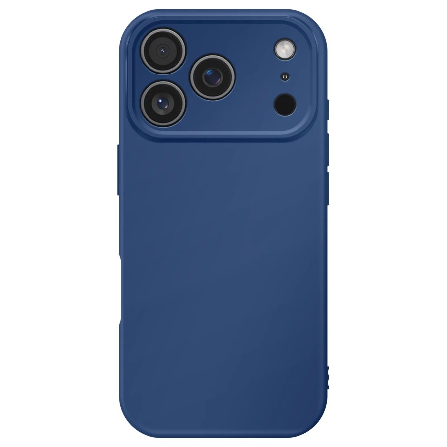 COQUE EN SILICONE POUR IPHONE 17 PRO MAX - BLEU