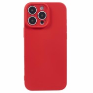 COQUE EN SILICONE POUR IPHONE 16 PRO MAX - ROUGE