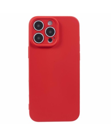 COQUE EN SILICONE POUR IPHONE 16 PRO - ROUGE