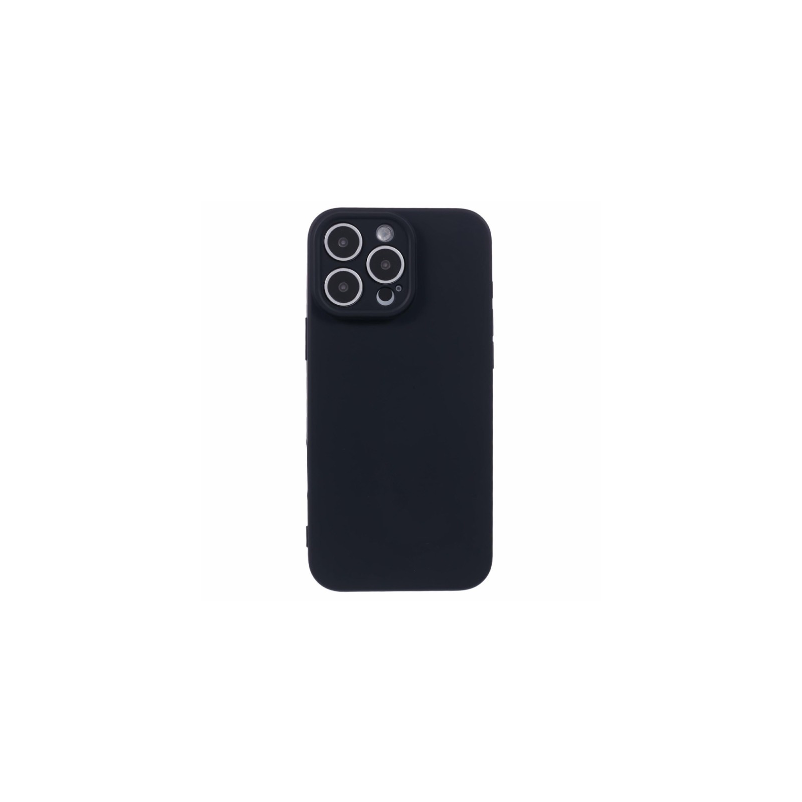 COQUE EN SILICONE POUR IPHONE 16 PLUS - NOIR