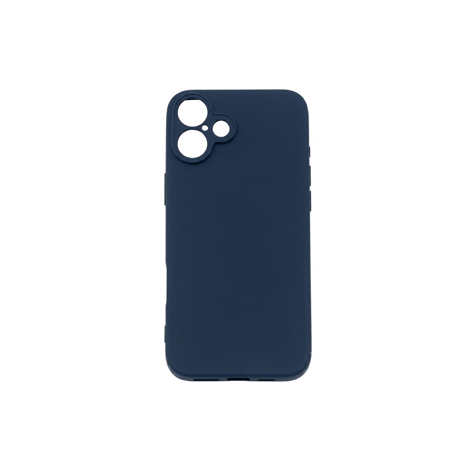 COQUE EN SILICONE POUR IPHONE 16 - BLEU FONCÉ