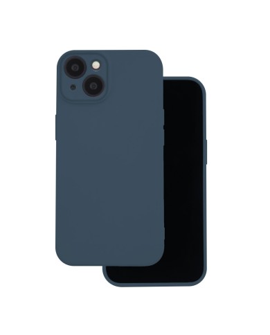COQUE EN SILICONE POUR IPHONE 13 - BLEU FONCÉ