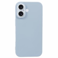 COQUE EN SILICONE 2 MM POUR IPHONE 16 - BLEU CYAN