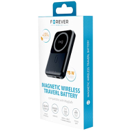 POWERBANK MAGSAFE 10000MAH USB-C IN USB OUT POWER DELIVERY 22.5W - NOIR - FOREVER