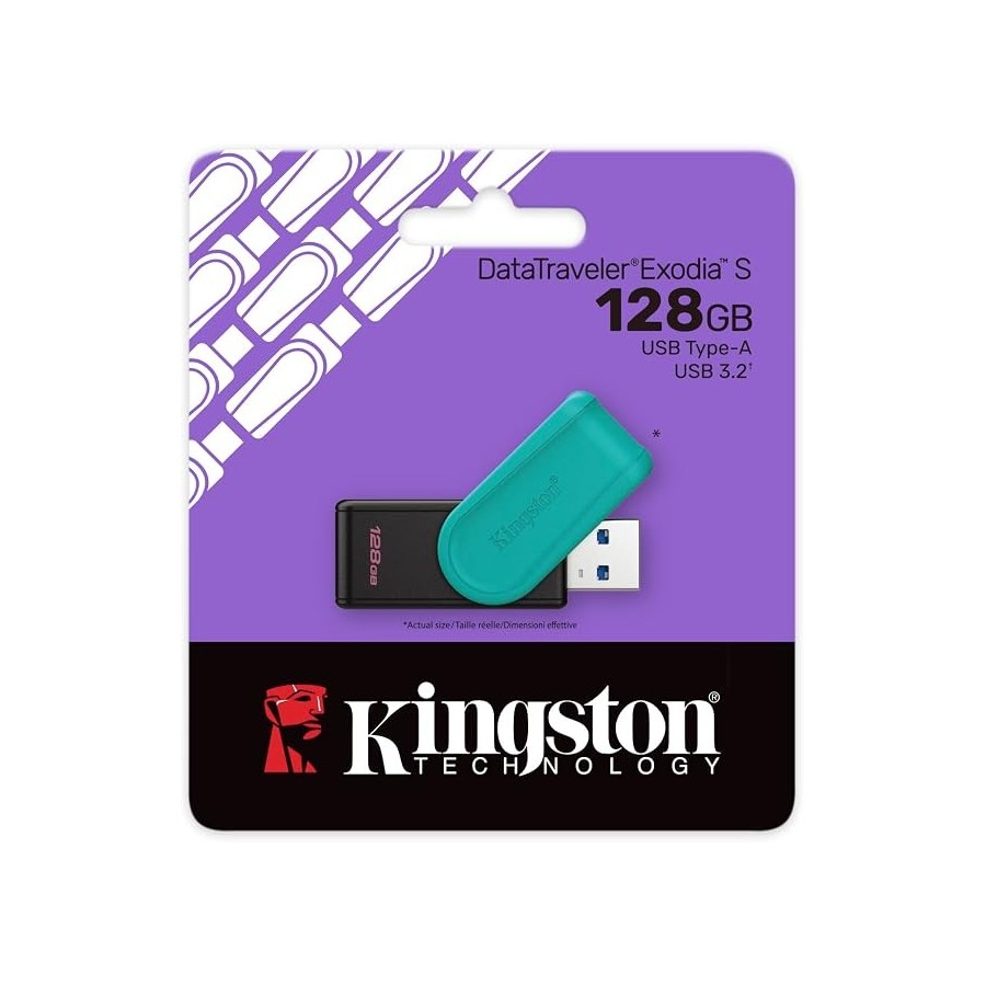 Clé USB Kingston DataTraveler Exodia 128 Go USB 3.2 GEN 1