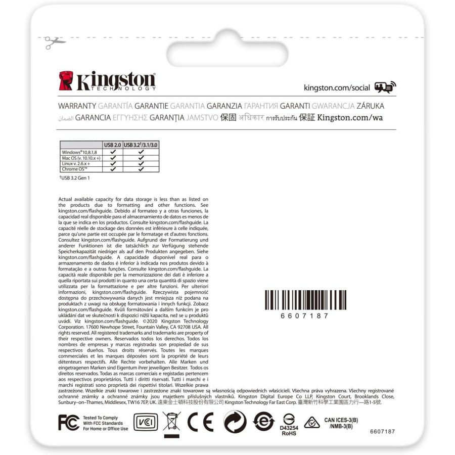 Clé USB Kingston DataTraveler Exodia 256 Go USB 3.2 GEN 1