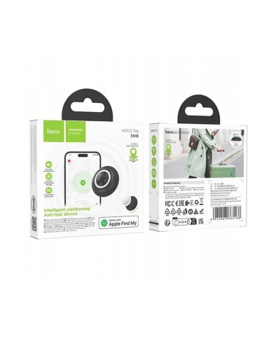 PORTE-CLÉS INTELLIGENT / TRACEUR HOCO E91B - COMPATIBLE APPLE FIND MY - NFC - BLANC