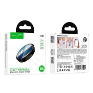 BADGE-DISPLAY ÉLECTRONIQUE HOCO Y130 - BLUETOOTH 5.4 - ÉCRAN 1.85" - 8H - APPLICATION - NOIR