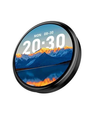 BADGE-DISPLAY ÉLECTRONIQUE HOCO Y130 - BLUETOOTH 5.4 - ÉCRAN 1.85" - 8H - APPLICATION - NOIR