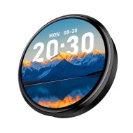 BADGE-DISPLAY ÉLECTRONIQUE HOCO Y130 - BLUETOOTH 5.4 - ÉCRAN 1.85" - 8H - APPLICATION - NOIR