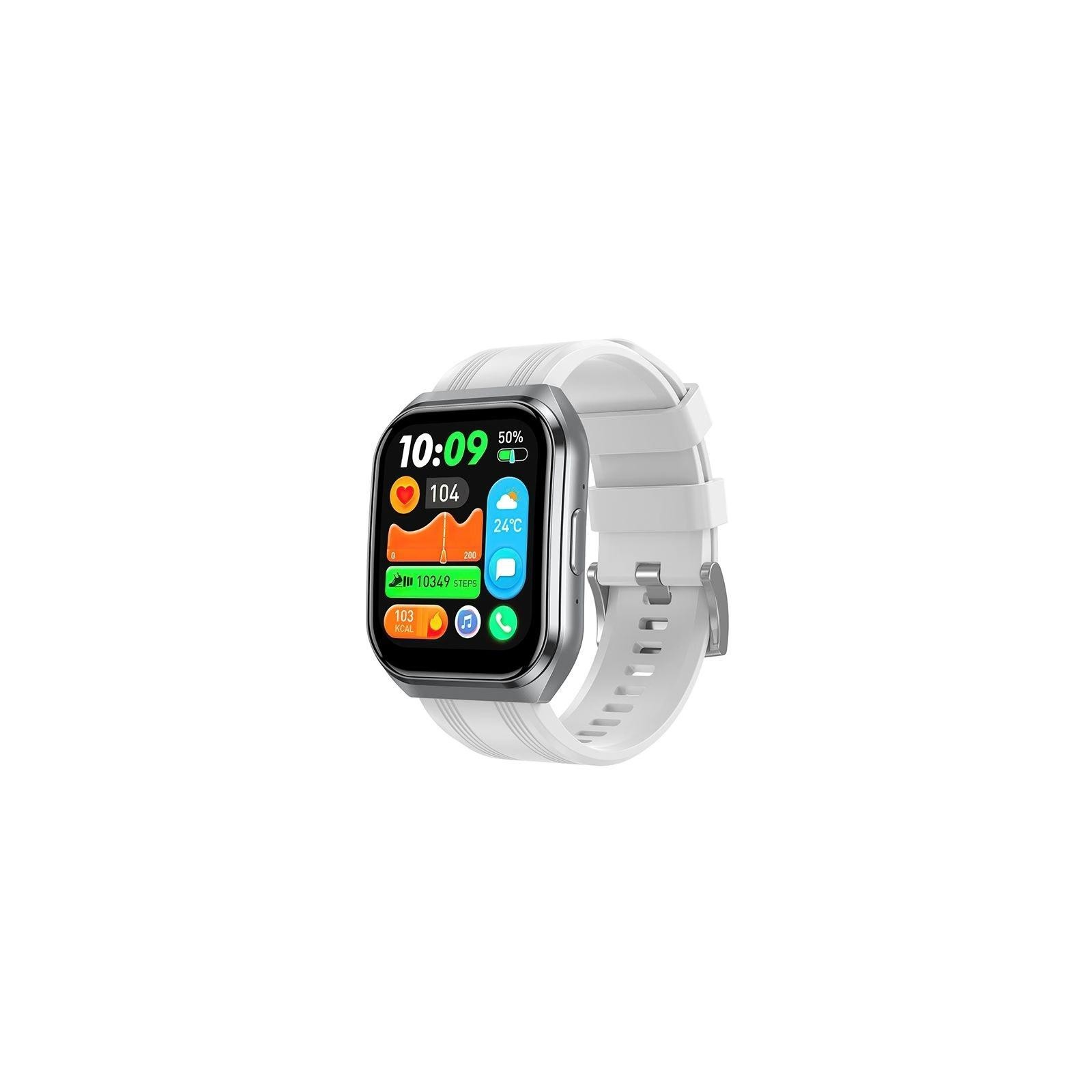 MONTRE CONNECTÉE SMARTWATCH HOCO Y44 - ÉCRAN 1.83" - ÉTANCHE IP68 - FONCTION D'APPEL - ARGENT
