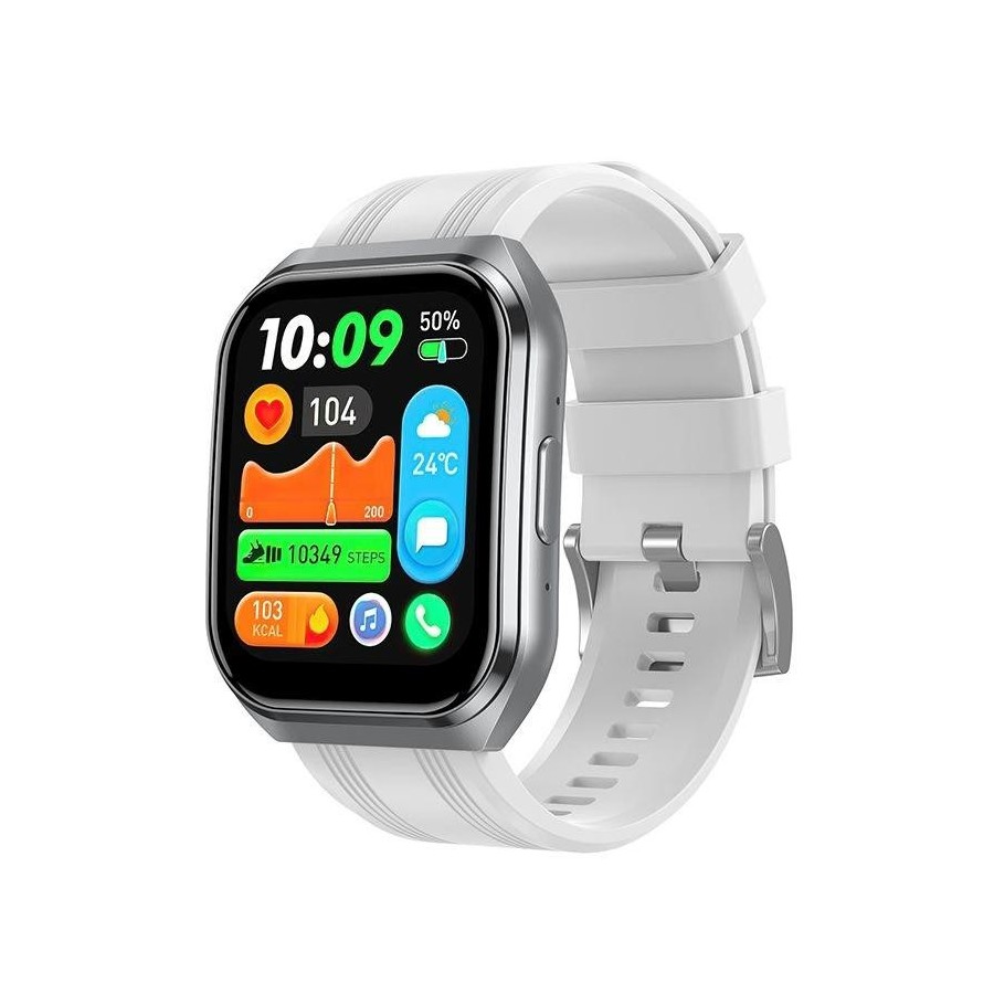 MONTRE CONNECTÉE SMARTWATCH HOCO Y44 - ÉCRAN 1.83" - ÉTANCHE IP68 - FONCTION D'APPEL - ARGENT