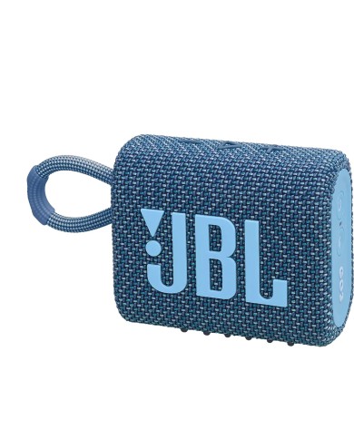 ENCEINTE PORTABLE BLUETOOTH JBL GO 3 ECO - 4.2W - ÉCO-RESPONSABLE - BLEU